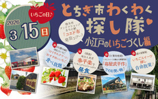 とちぎ市わくわく探し隊 ~ 小江戸のいちごづくし編 ~