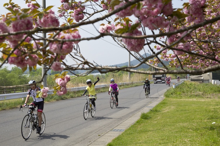 2018年4月21日(土)　荒牧りんご園お花見スポーツバイク　サイクリングツアー(初心者向け）