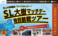 2020年2月15日（土）氷上の格闘技！アイスホッケー「ＳＬ大樹マッチデー　特別観戦ツアー」