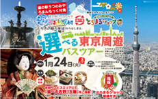 選べる東京周遊バスツアー　≪Aコース／東京スカイツリータウンを満喫≫