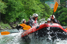 Rafting tour down Kinu river