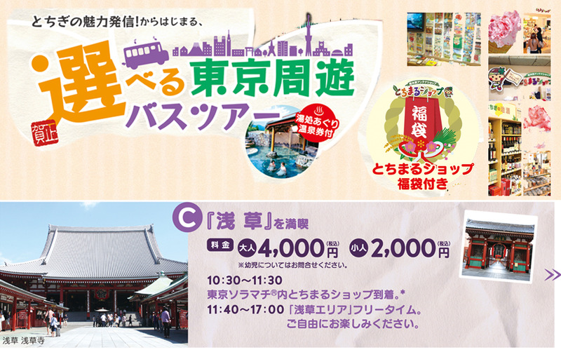 選べる東京周遊バスツアー　≪Cコース／「浅草」を満喫≫