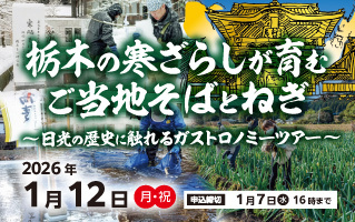 栃木の寒ざらしが育むご当地そばとねぎ